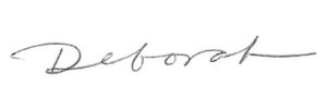 Deborah signature